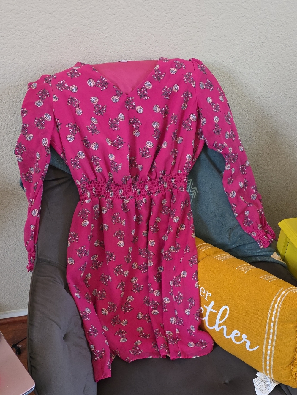 LOFT Outlet Hot Pink Blouse